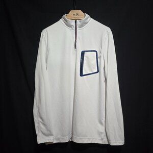 Robert Graham X Men's Performance 1/4 Zip - White - Sz M*